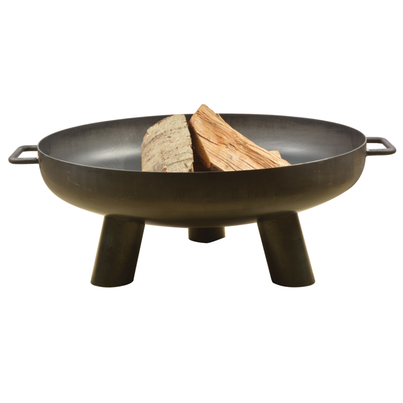 Brasero de jardin en acier coupe à feu