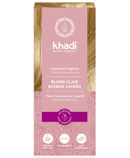 Khadi - Teinture aux Plantes Blond Clair - 100 gr