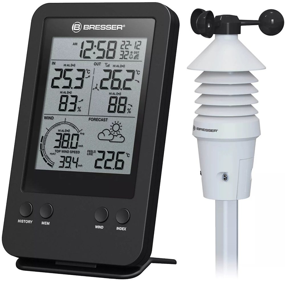 Anémomètre Pro 3-en-1 BRESSER – Réf. BNHUATHZT1024800303
