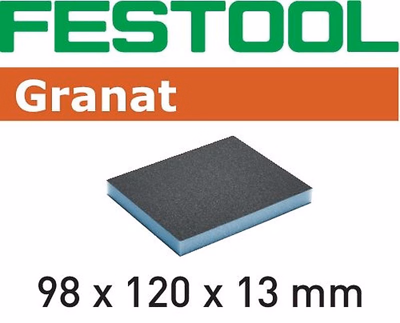 Éponge de ponçage grain 800 98 × 120 × 13 mm – Boîte de 6