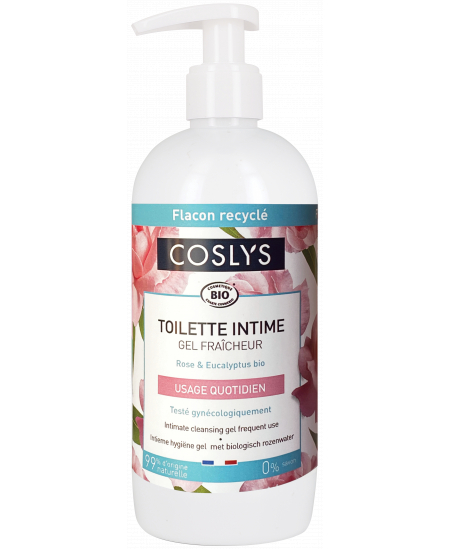 Coslys - Gel de toilette intime Eau florale de Rose - 500 ml