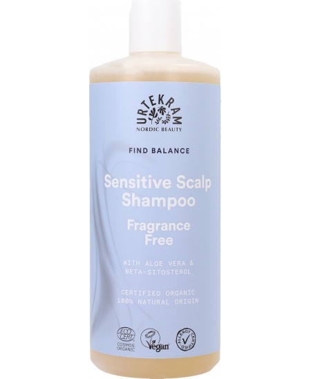Urtekram - Shampoing sans parfum cuir chevelu sensible 500ml
