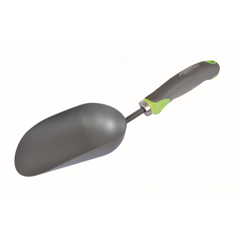 Pelle à terreau poignée bimatière - Acier antirouille