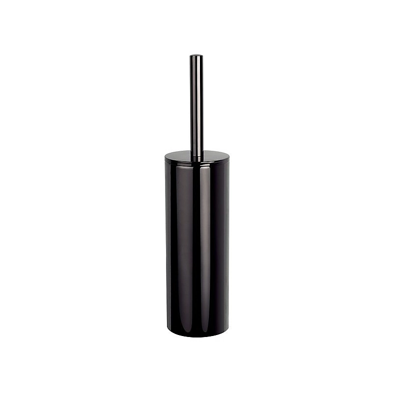 Accessoire WC – Brosse Wc avec support Inox NYO Noir Titan Spirella