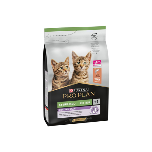 CROQUETTES CHATON PURINA® PRO PLAN® STERILISED KITTEN HEALTHY START SAUMON - 3KG