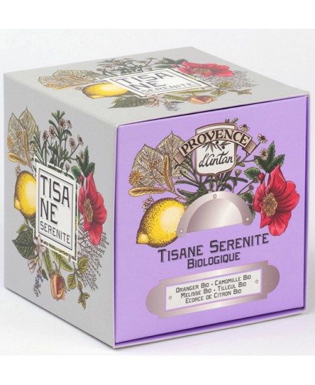 Provence d'Antan - Tisane Be Cube Sérénité bio 24 sachets 36 gr recharge carton