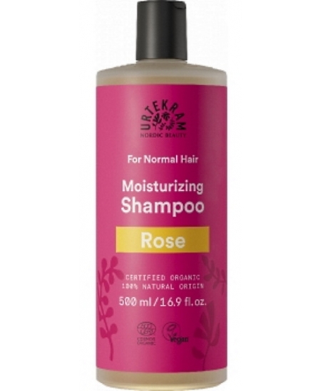 Urtekram Shampoing à la Rose Cheveux Normaux 500ml
