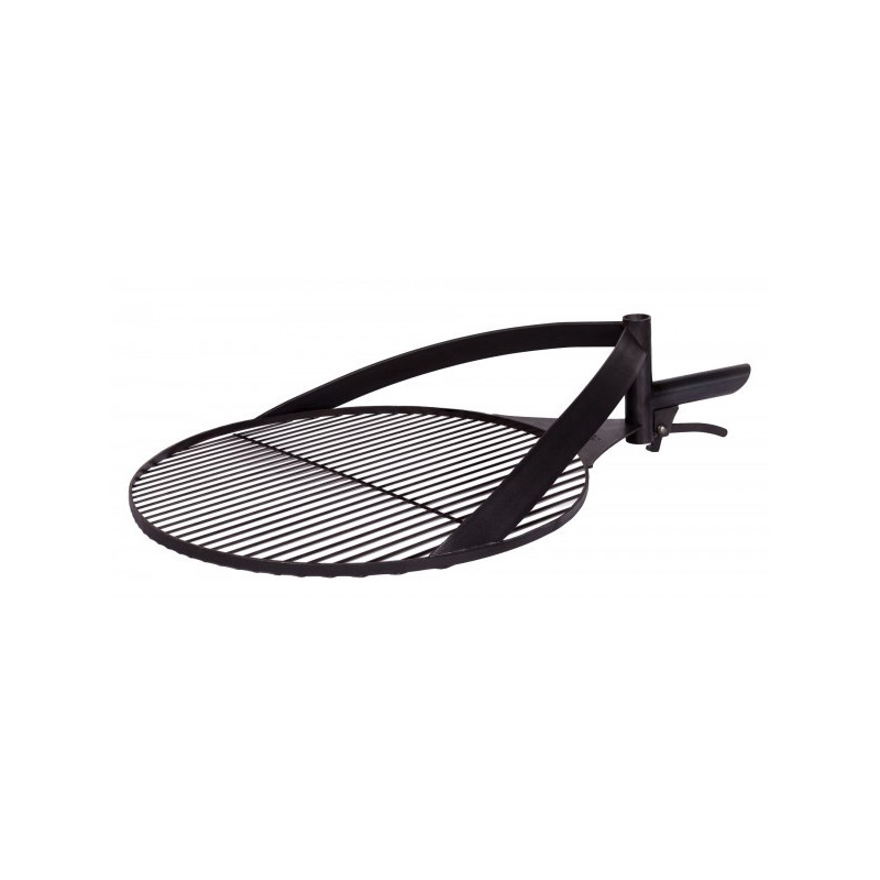 Grille acier naturel 50cm avec poignée pour le foyer «MONTANA X» - Réf 121204
