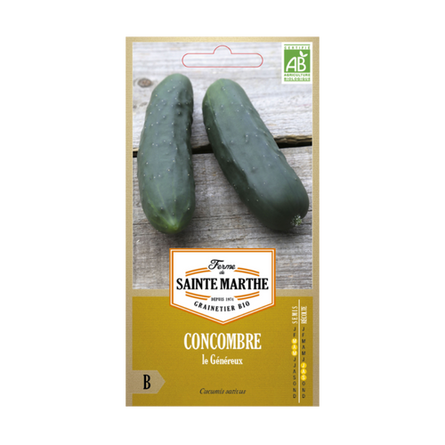 GRAINES CONCOMBRE LE GÉNÉREUX BIO