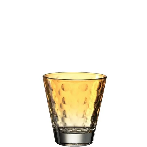 Bien pratique au jardin：Verre 25 cl WH coloris abricot Optic Pastel - Ø 8,5 x 9 cm