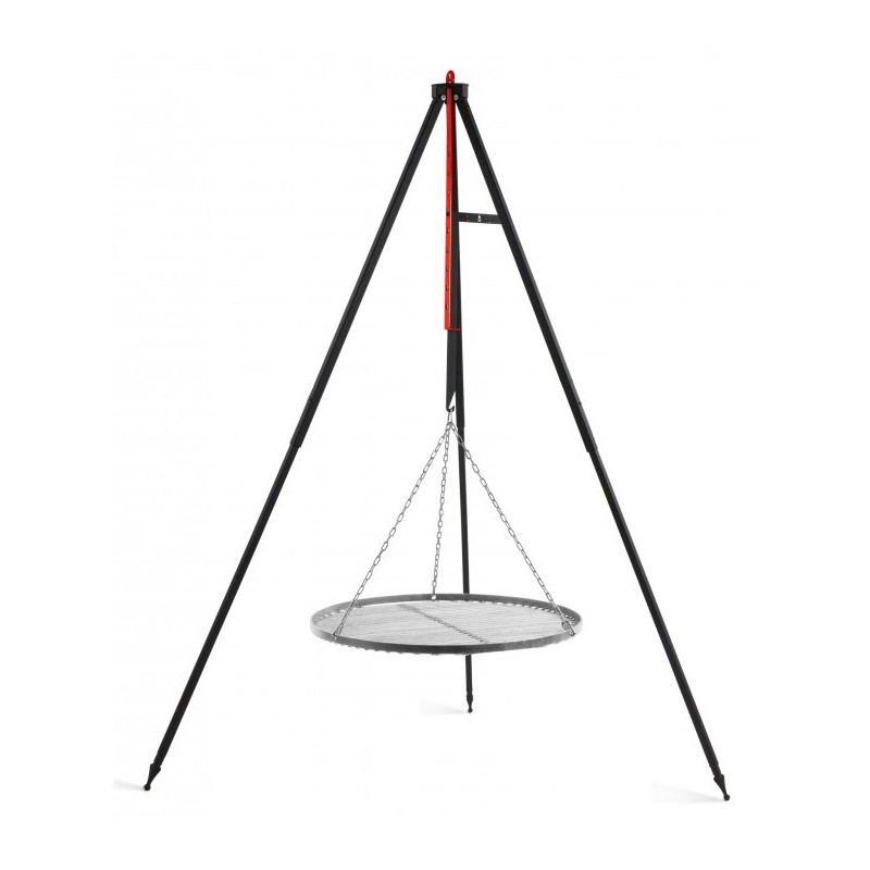 Barbecue sur trépied 160 cm - Grille acier inox 60 cm