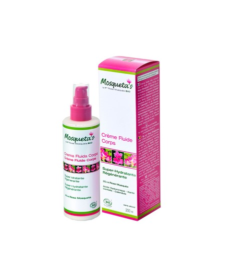 Mosqueta's - Crème fluide raffermissante, hydratante Rosafluida - 200 ml