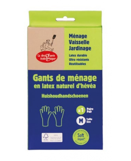 Droguerie Ecologique Gants en latex naturel medium