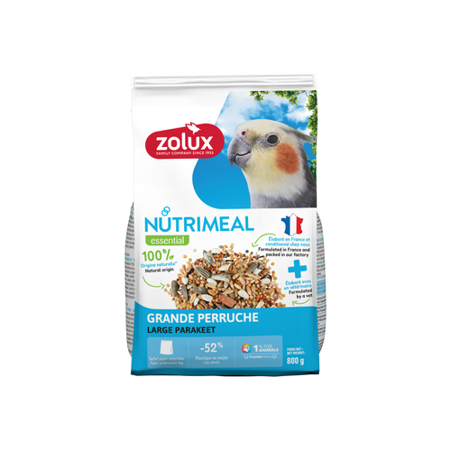 ALIMENTS POUR GRANDE PERRUCHE 'NUTRIMEAL ESSENTIAL ZOLUX® - 800G