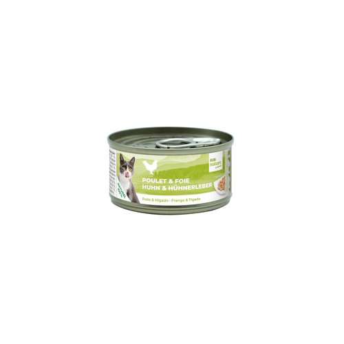 PÂTÉE POUR CHAT BUBI NATURE BUBIMEX® POULET & FOIE - 70G
