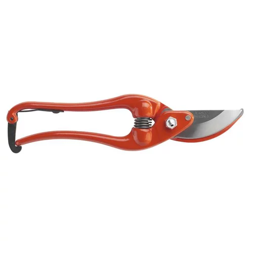Esprit extérieur：Sécateur professionnel fer forgé et tête large orange - 23 cm