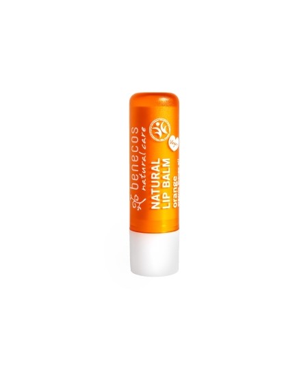 Benecos - Baume à lèvres Orange - 4 gr