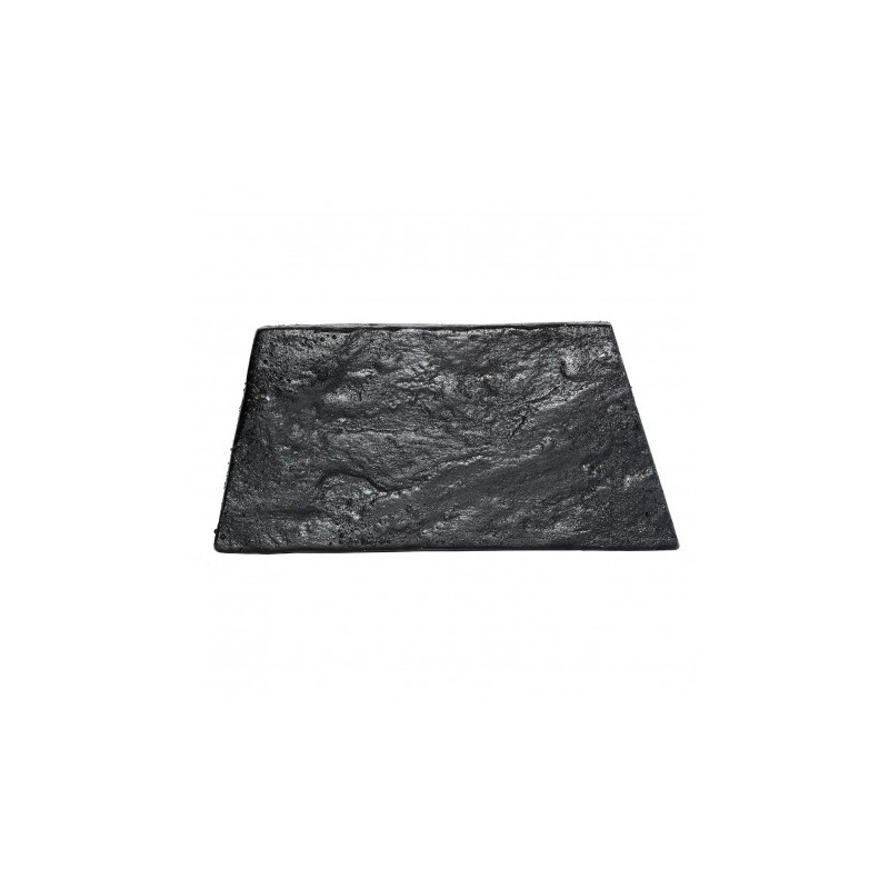 Bordure Plate Hexagonale Ton Noir Ciré