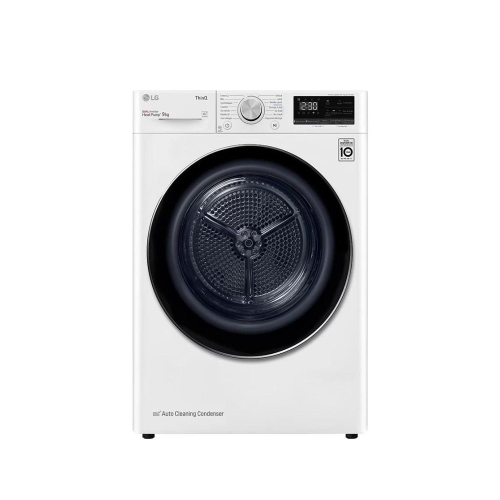 LG Sèche-linge pompe à chaleur 60cm 9 kg - rh9v50wh