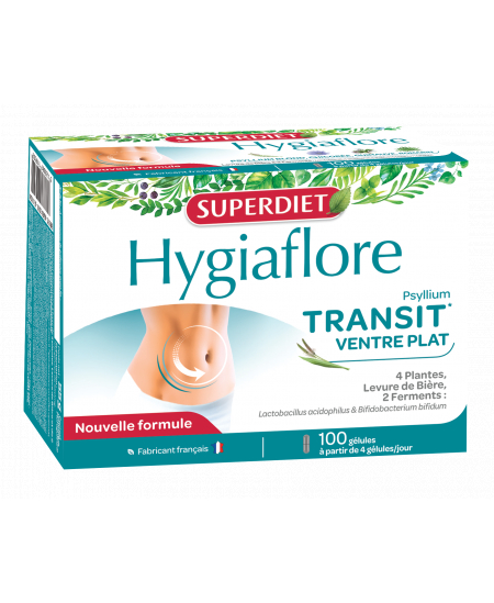 Super Diet Hygiaflore Transit Ventre plat 100 gélules