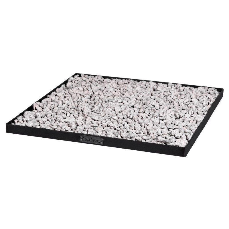 Base carrée à mettre roches décoratives pour Brasero 80x80 cm - Réf 111036