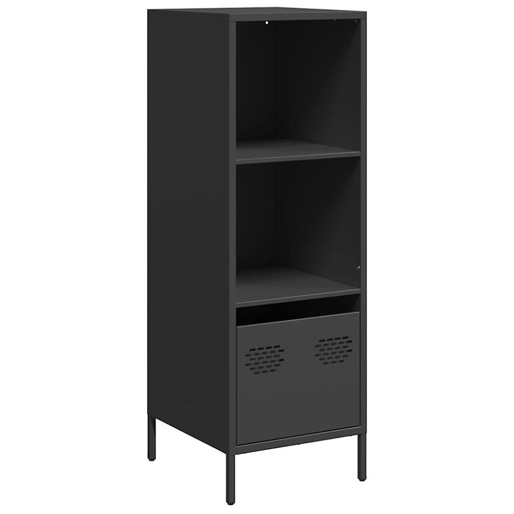Buffet haut noir 35 × 39 × 103 – 5 cm acier vidaXL
