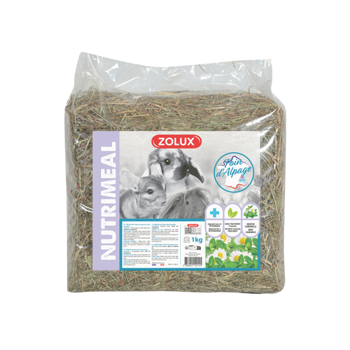 FOIN D'ALPAGE 'NUTRIMEAL' ZOLUX® - MENTHE/CAMOMILLE - 1KG