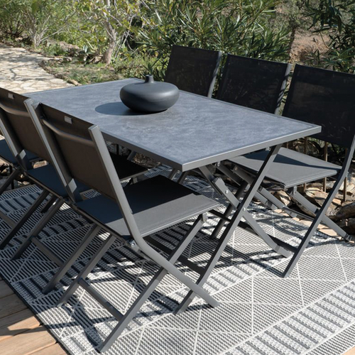 TABLE DE JARDIN PLIANTE 'PIQUEY'