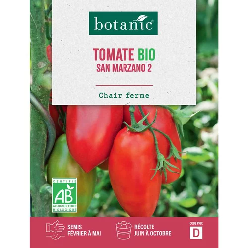Pour tous jardins：Graines de tomate san marzano bio botanic® - graines à semer