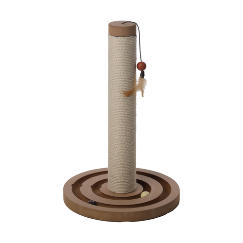 JOUET À GRIFFER POUR CHAT 'BALTA' FLAMINGO® - JUTE BLANC - 29,5x45CM