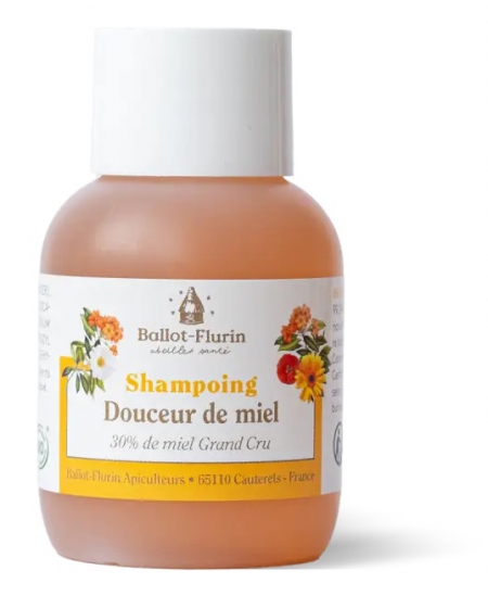 Ballot Flurin - Shampoing douceur de miel 30% de miel Grand cru - 50 ml