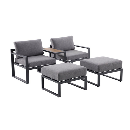 SALON DE JARDIN 'MODULO' 2 PLACES CREADOR® - ANTHRACITE