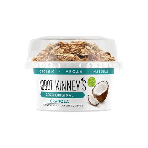 Adapté à vos extérieurs：Dessert végétal bio coco original Granola Abbot Kinney’s – 145 g