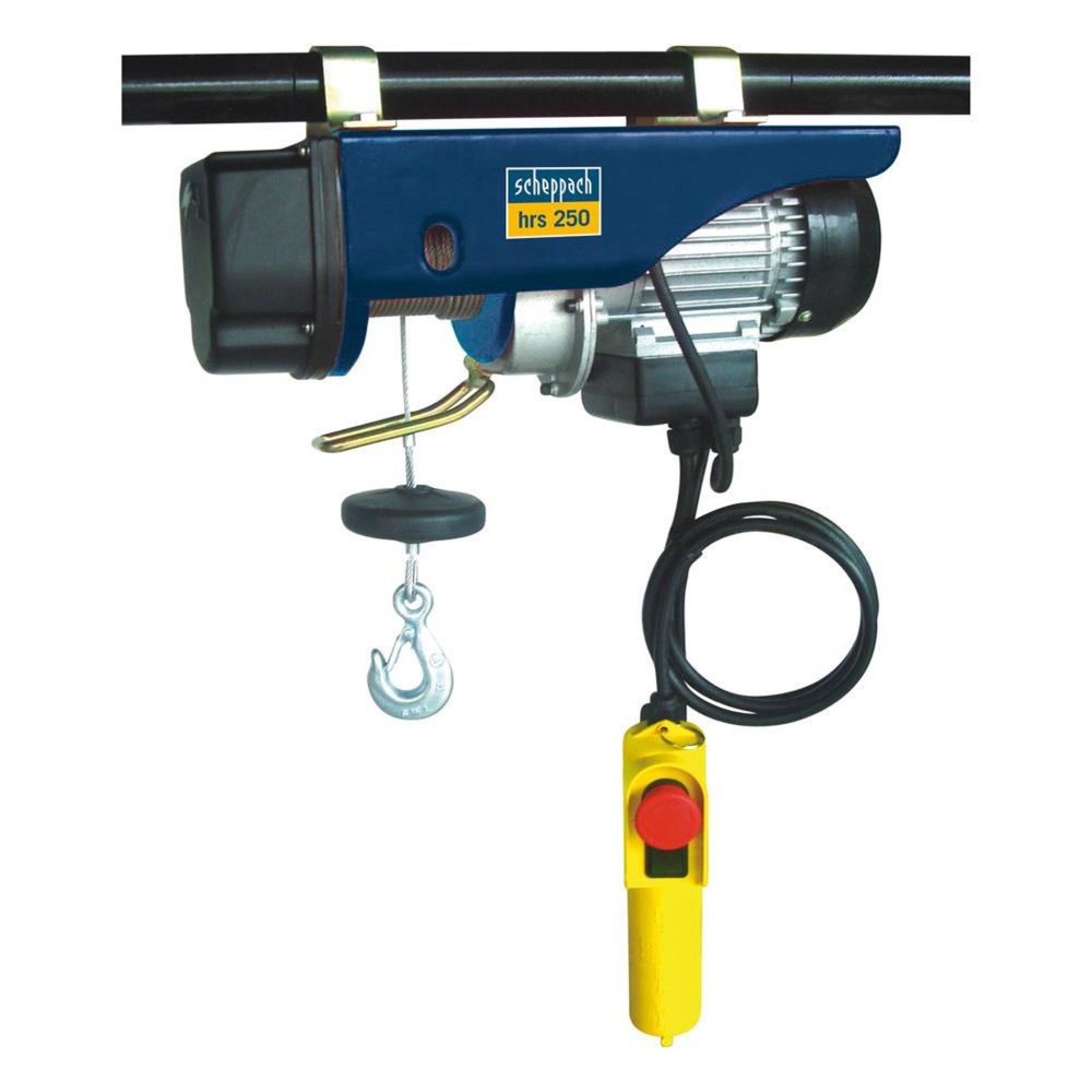 SCHEPPACH Palan électrique Hrs 250, 12 mètres, 250 kg