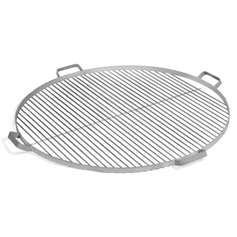 Grille de cuisson en acier inox 70 cm avec 4 poignées à poser sur Brasero - Réf 111285