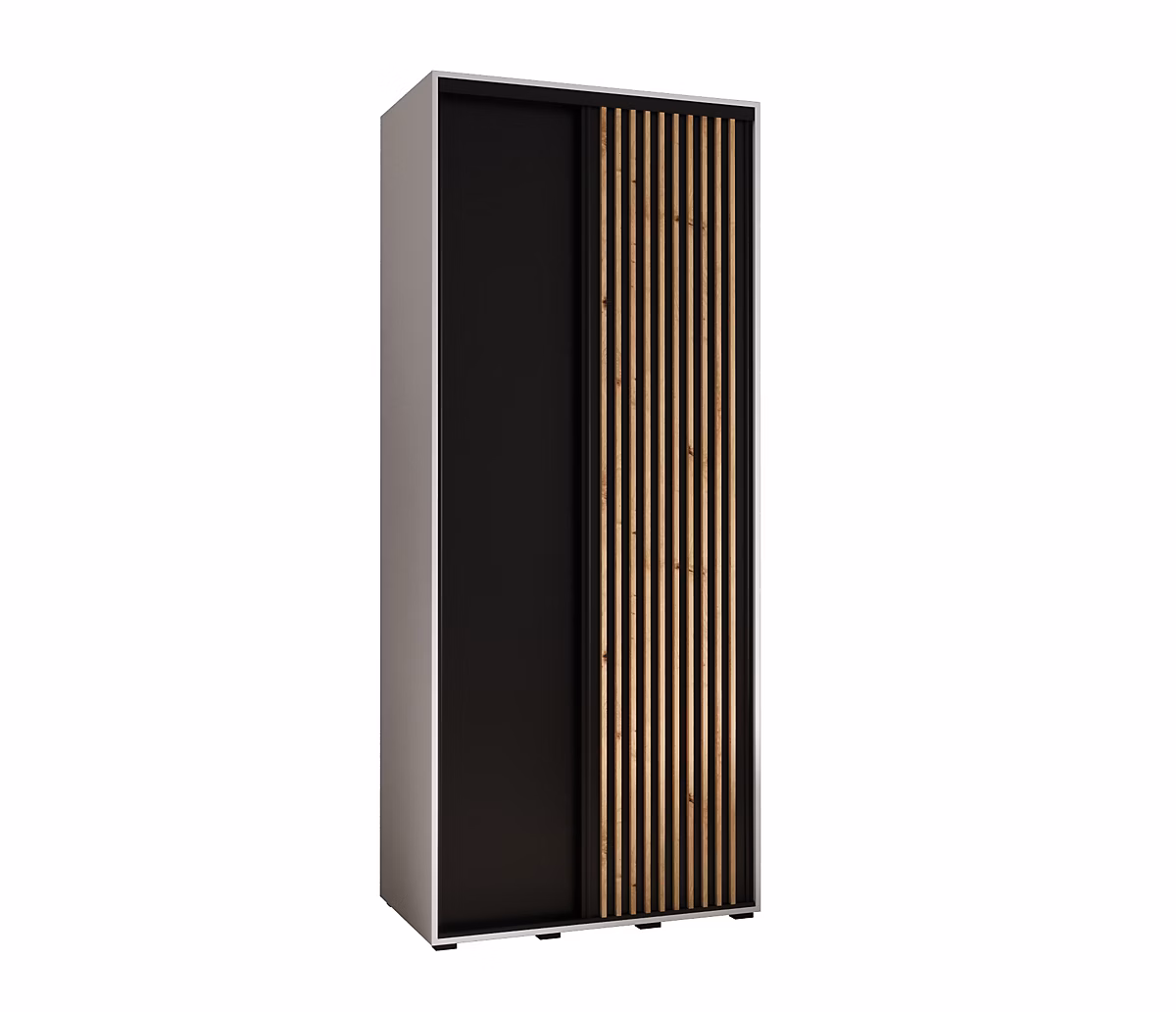 Armoire Sapporo 1 a portes coulissantes H. 205 – 2 x L. 100 x P. 60 2 portes