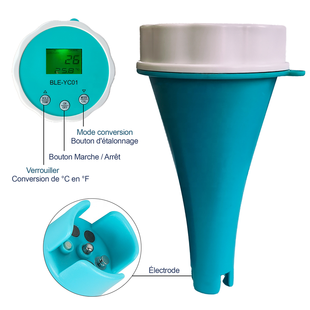 analyseur bluetooth 6 en 1 de piscines