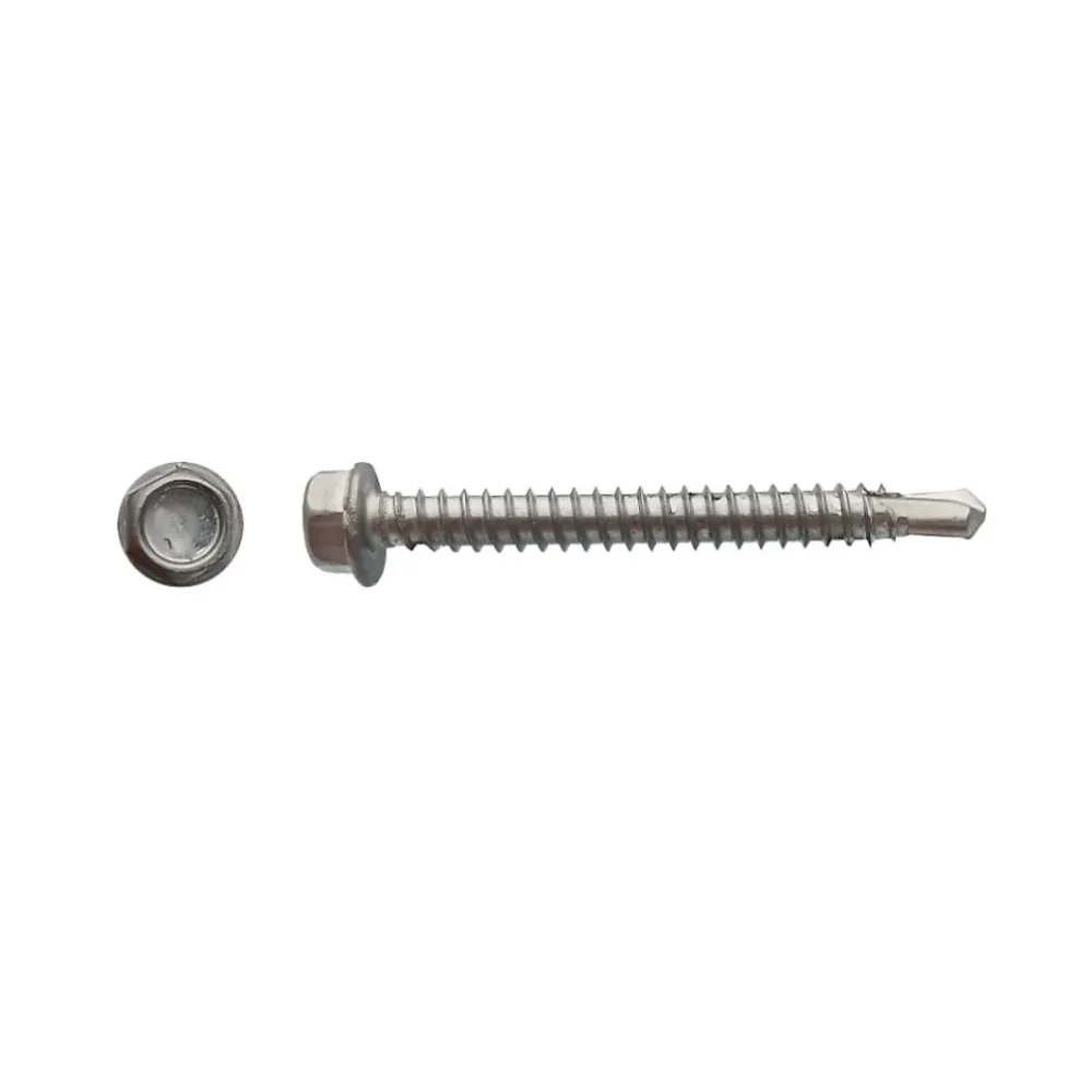 200 Vis Autoperceuses Tête Hexagonale 4.2 × 15.9 mm – DIN 7504 K, Inox A2, D-Work