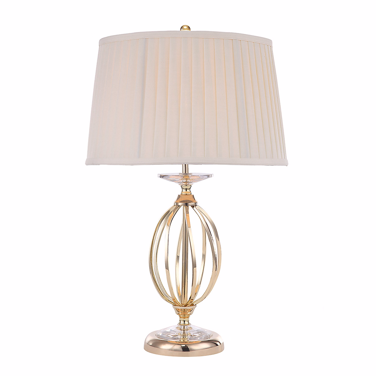 Elstead Aegean – Lampe de table 1 lumière en laiton poli | E27