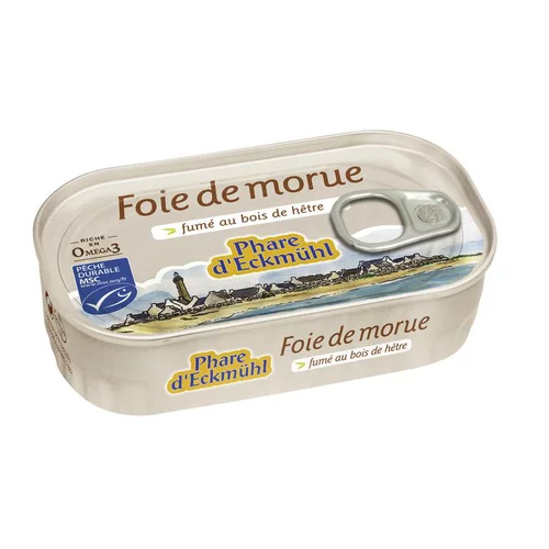 Un atout pour vos extérieurs：Foie de morue fumé - 121 gr