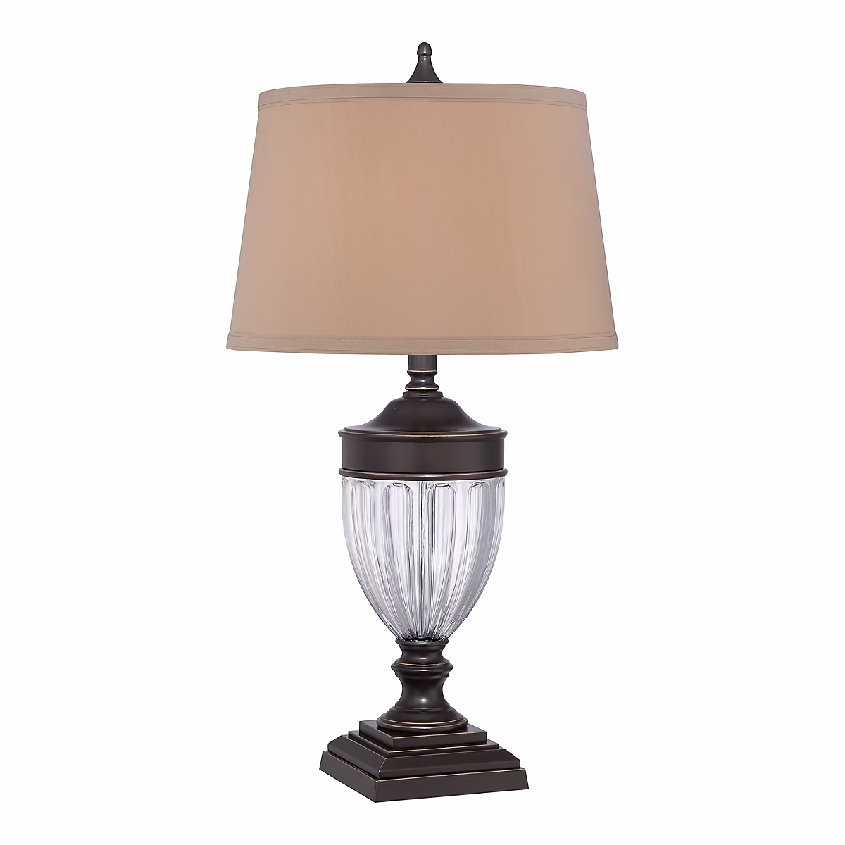 Elstead Dennison – Lampe de table à 1 lumière | bronze palladien | E27