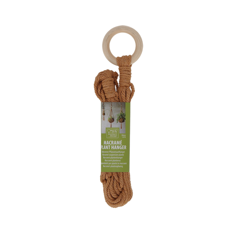 Suspension pour plante en Macramé