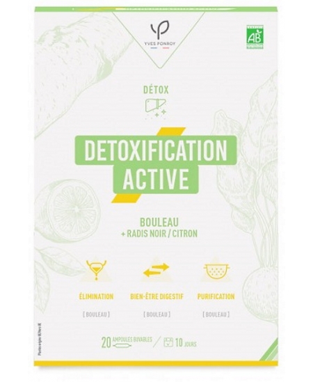 Bio Conseils - Détoxification active Radis noir Bouleau et Citron - 10 ampoules