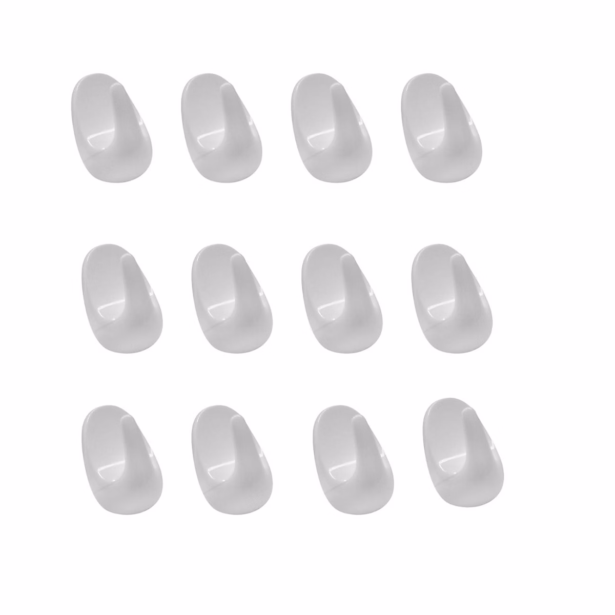Crochets adhésifs muraux en plastique de 2 | 5 cm Fackelmann Tecno – lot de 2