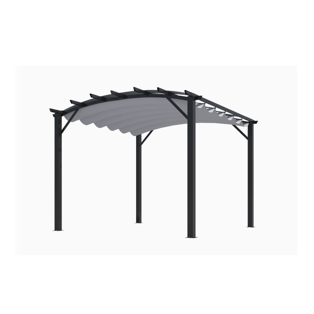 Hisense Pergola arche en acier 11.22 m² gris - per3433gn