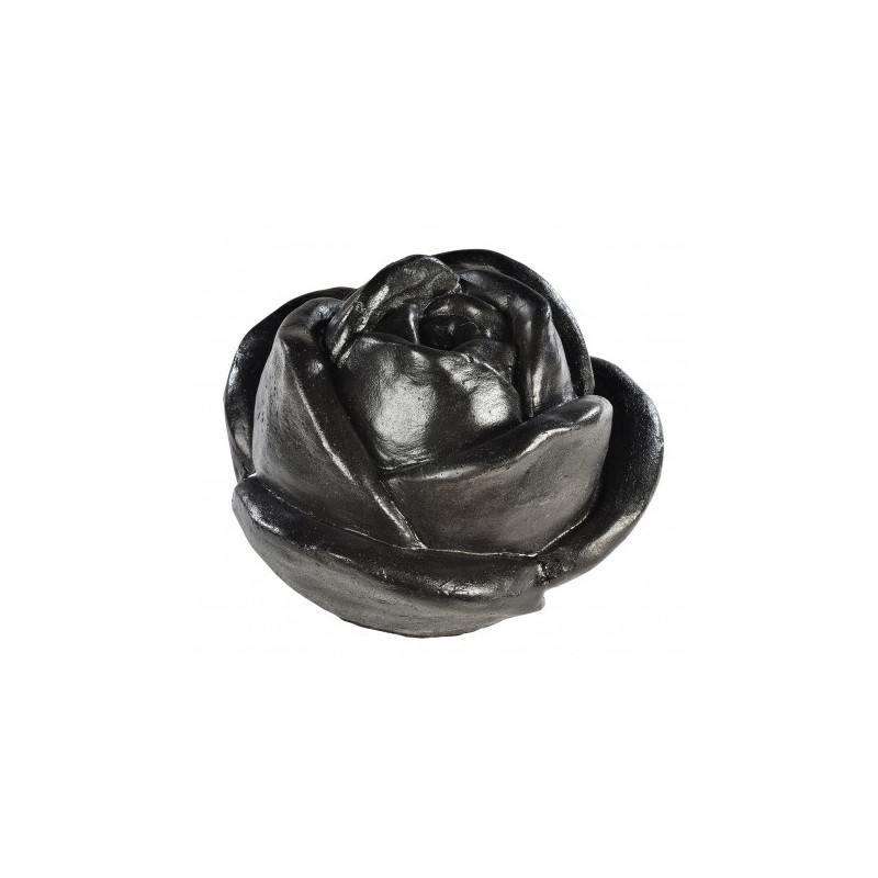 Rose grand modèle Anthracite Ciree - Statue