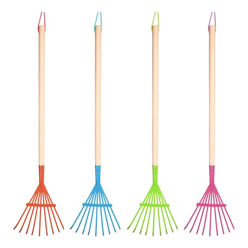 Rateau à feuilles enfant - 4 coloris pour le jardinage