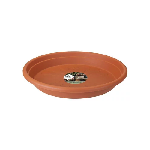 Maison et jardin：Soucoupe Ronde couleur terre cuite - Ø 48x6.9 cm