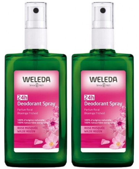 Weleda - Duo Déodorant spray Rose de Damas – 2 x 100 ml