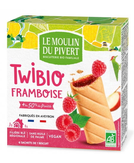 Le Moulin Du Pivert - Twibio Fourrés Framboise - 150 gr